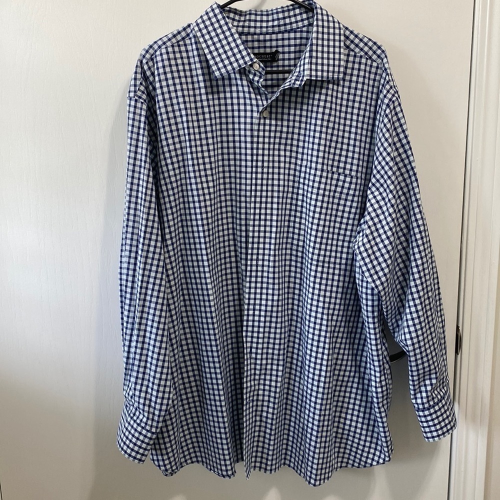 Mens Rochester Long Sleeve Button Up Egyptian Cotton Non Iron Shirt